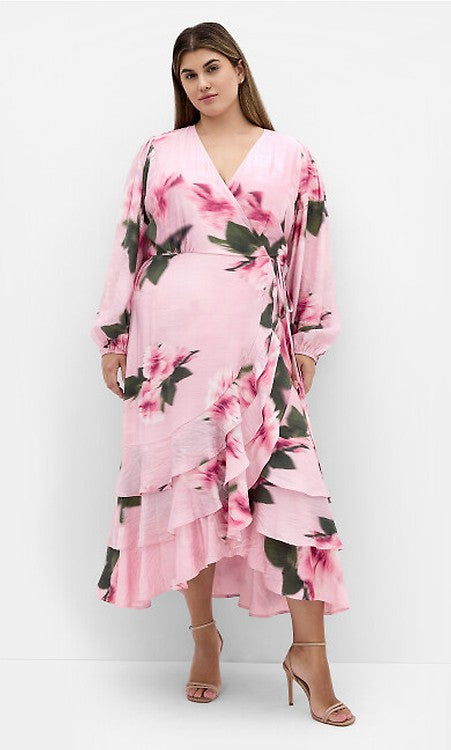 Jade Blossom Print Maxi Dress - jade