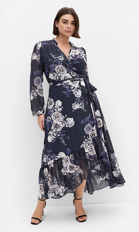 Jade Blossom Print Maxi Dress - jade